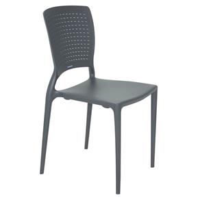 Cadeira Sem Braço Safira Summa - GRAFITE