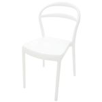 Cadeira Sissi Encosto Vazado Branco