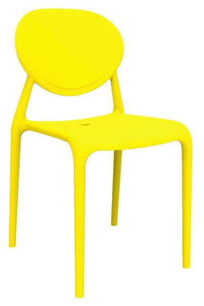 Cadeira Slick Sem Braço Amarela - IM In