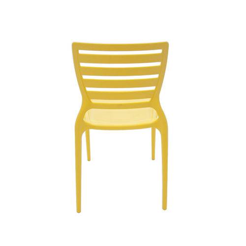 Tudo sobre 'Cadeira Sofia Encosto Horizontal Sem BRAÇOS Amarela Ref: 92237/000'