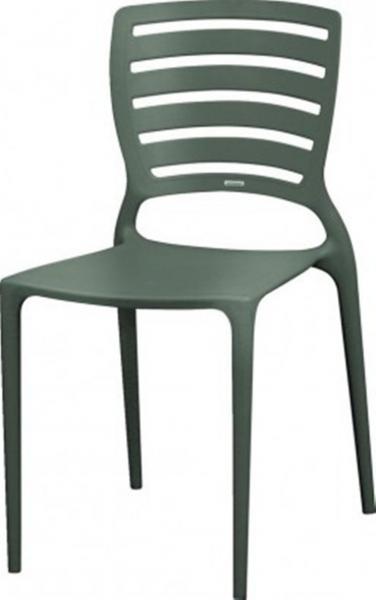 Cadeira Sofia Vazado Horizontal Polipropileno Grafite - 5995 - Tramontina