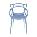 Cadeira Solna Allegra de Polipropileno Azul Inovakasa