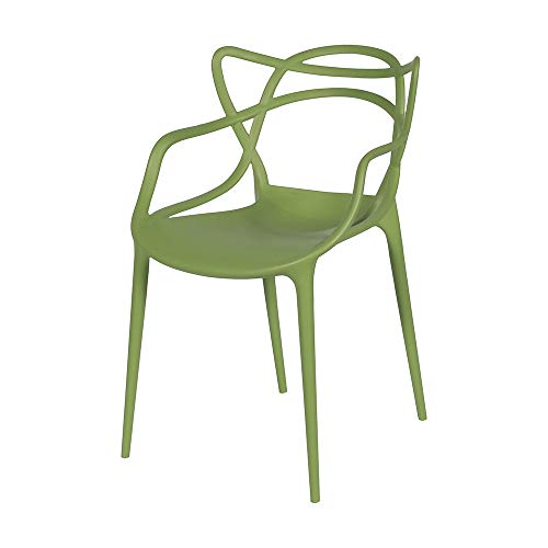 Cadeira Solna Allegra de Polipropileno Verde
