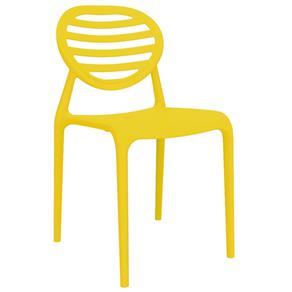 Cadeira Stripe Sem Braço Amarelo - Amarelo
