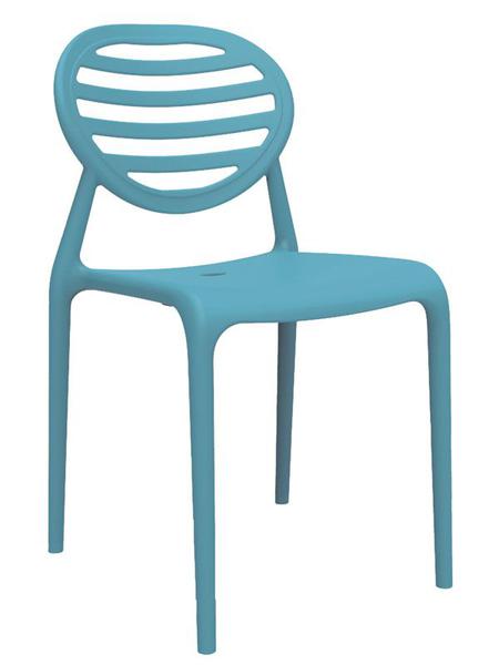 Cadeira Stripe Sem Braço Azul - IM In
