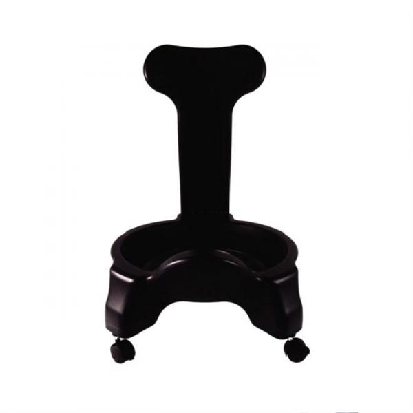 Cadeira Suporte para Bola de Pilates Liveup Sports LS3573 Preta