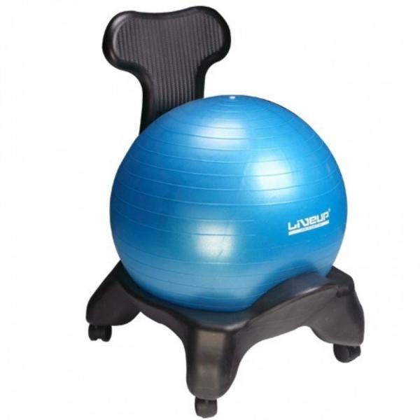 Cadeira Suporte para Bolas de Pilates LiveUp LS3573