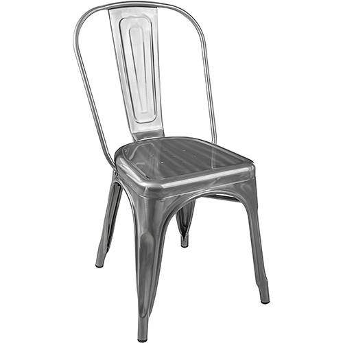 Cadeira Tolix Aço Carbono Cinza - By Haus