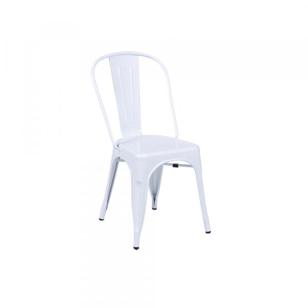 Cadeira Tolix Branca Nova Versão - Or 1117 - Or Design