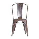 Cadeira Tolix Iron Aço Carbono - Marrom