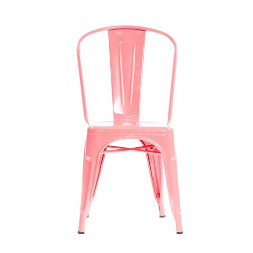 Cadeira Tolix Iron Aço Carbono - Rosa