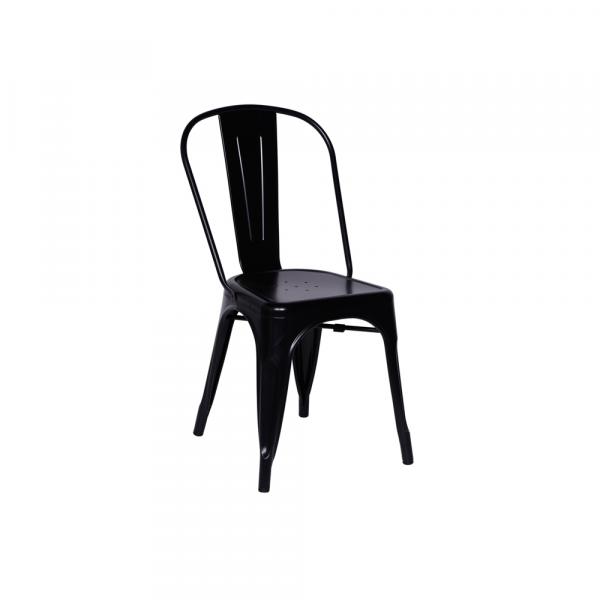 Cadeira Tolix Preta Nova Versão - Or 1117 - Or Design