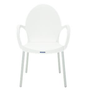 Cadeira Tramontina Grace Branca em Polipropileno com Braços Tramontina 92068010