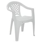 Cadeira Tramontina Iguapé com Braços - Branca