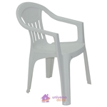 Cadeira Tramontina Ilhabela Basic com Braços em Polipropileno Branco Tramontina