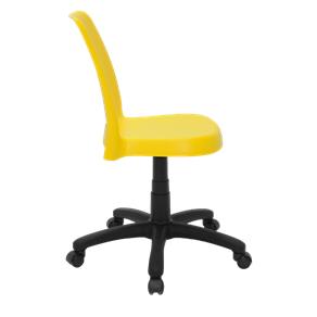 Cadeira Tramontina Vanda Amarela Sem Braços em Polipropileno com Rodízio Tramontina 92074000
