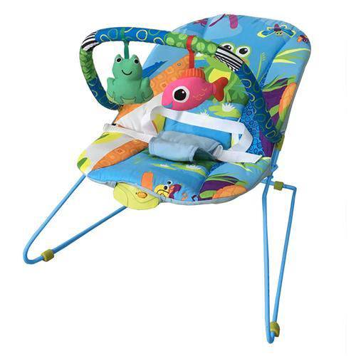 Tudo sobre 'Cadeira Vibratoria Lite Aqua Azul Baby Style'