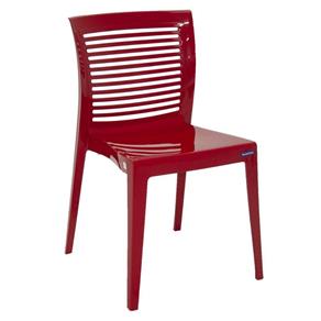 Cadeira Victoria de Polipropileno Tramontina - Vermelho