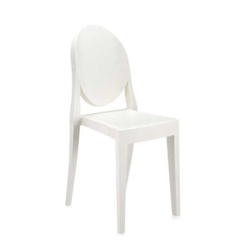 Cadeira Victoria Ghost Branca Branca