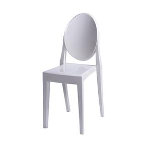 Cadeira Victoria Ghost Off White - BRANCO