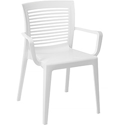 Cadeira Victoria Vazada Branca - Tramontina