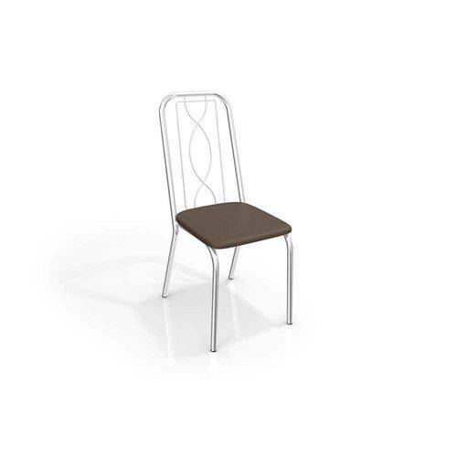 Tamanhos, Medidas e Dimensões do produto Cadeiras Kappesberg Viena 2c072cr (2 Unidades) - Cor Cromada - Assento Marrom 21