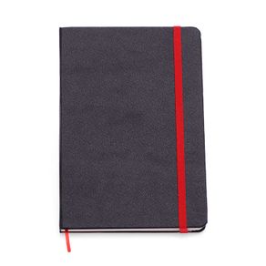 Caderneta Clássica 14x21 - Vermelha e Preta Pautada