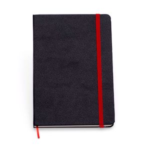 Caderneta Clássica 14x21 - Vermelha e Preta Sem Pauta