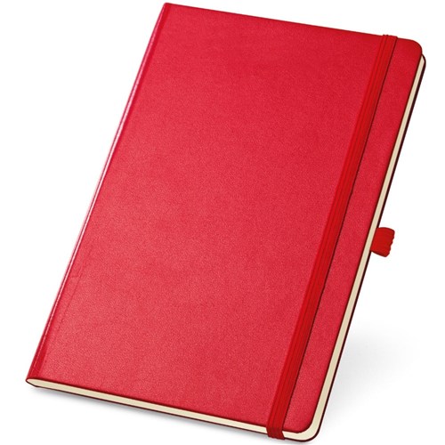 Caderneta de Anotações 13,7X21cm 80 Folhas Sem Pauta Vermelho
