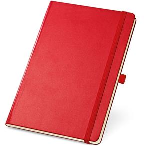 Caderneta de Anotações 10x14cm 80 Folhas Sem Pauta Vermelho