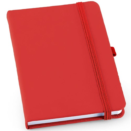 Caderneta de Anotações 9X14cm 80 Folhas Pautadas Vermelho