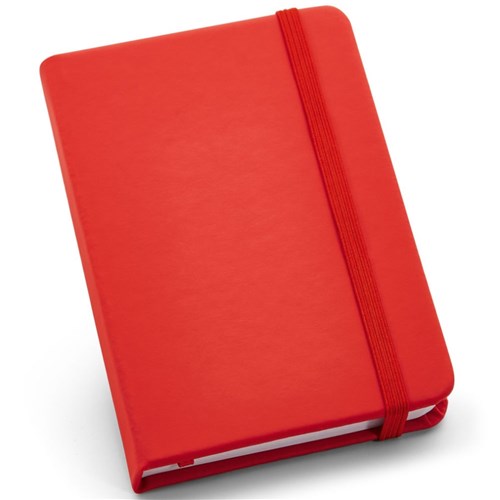 Caderneta de Anotações 9X14cm 80 Folhas Sem Pauta Vermelho
