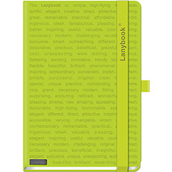 Caderneta Pautada Lanybook The One III 3D - Verde Maçã