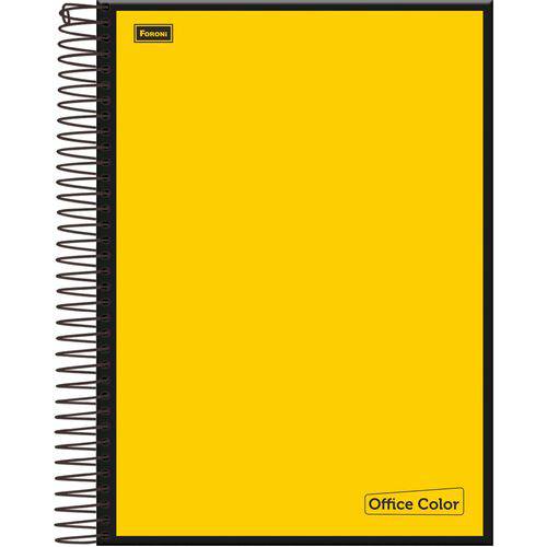 Caderno 01x1 Capa Dura 2018 Office Color 96 Folhas Foroni Pc