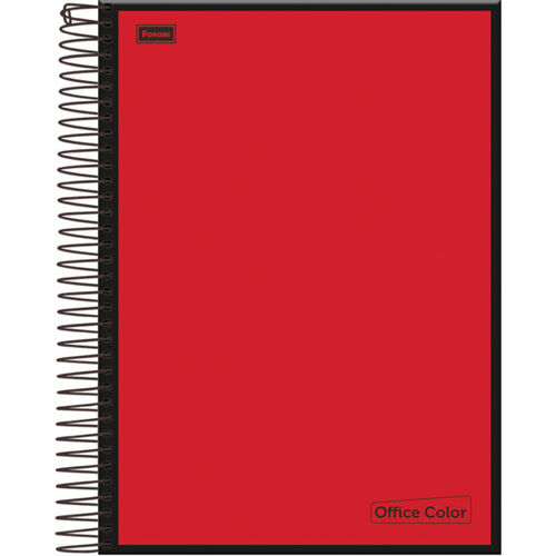 Caderno 10 Matérias Capa Dura 2017 Office Color 200 Folhas Pct.C/04 Foroni