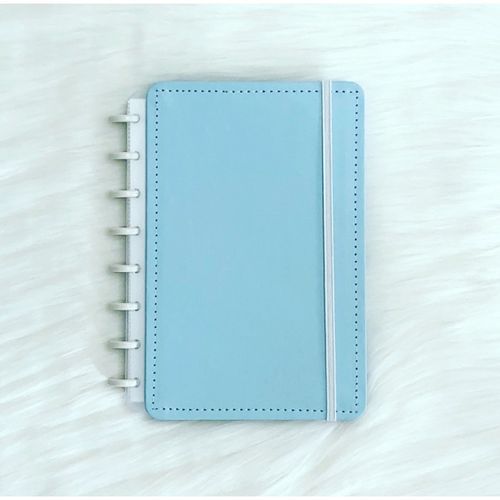 Caderno A5 C.60f Pautadas e C.20f S.pauta Azul - Cia52035