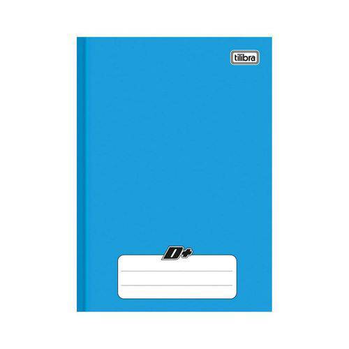 Caderno Brochura 1/4 Capa Dura D+ 48 Folhas Tilibra Azul
