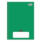 Caderno brochura capa dura 1/4 - 96 folhas - D mais - Verde - Tilibra