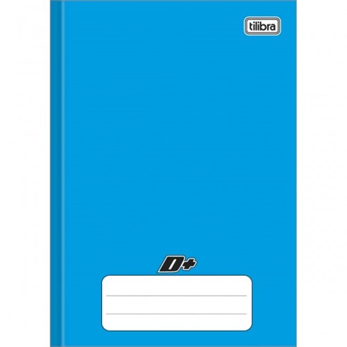 Caderno Brochura Capa Dura 1/4 D+ Azul 48 Folhas