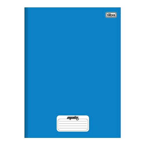 Caderno Brochura Capa Dura - 96 Folhas - 140X200mm - Azul Mais - Tilibra