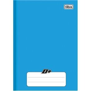 Caderno Brochura 1/4 Capa Dura D+ 48 Folhas Azul