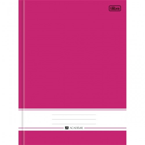 Caderno Brochura Capa Dura Universitário Académie Rosa 96 Folhas 149446