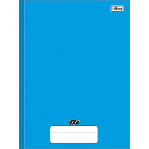 Caderno Brochura Capa Dura Universitário D+ Azul 48 Folhas 116742