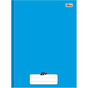 Caderno Brochura Capa Dura Universitário D+ Azul 48 Folhas