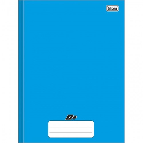 Caderno Brochura Capa Dura Universitário D+ Azul 96 Folhas 116785