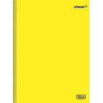 Caderno Brochura Capa Dura 1/4 Mais+ 48 Folhas Amarelo Tilibra