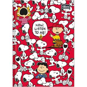 Caderno Brochura Snoopy 1x1 - 96 Folhas - Tilibra