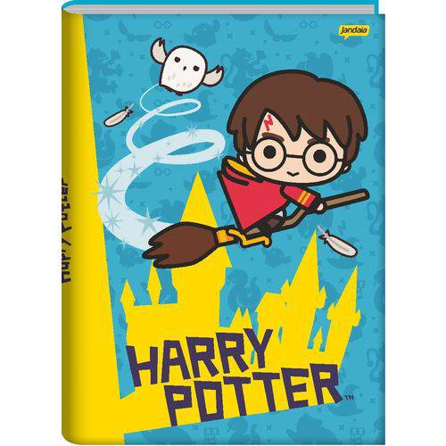 Tudo sobre 'Caderno Capa Dura Brochura Harry Potter 96 Folhas Pacote com 05 Jandaia'