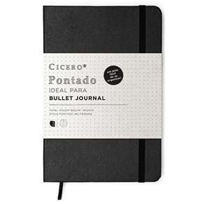 Caderno Cicero Bullet Journal Pontado Preto