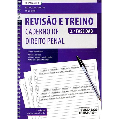 Caderno de Direito Penal - Revisao e Treino - Rt